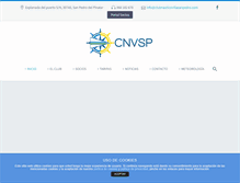 Tablet Screenshot of clubnauticovillasanpedro.com